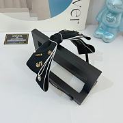 Chanel Black Bowtie Headbands - 5