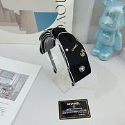 Chanel Black Bowtie Headbands - 4