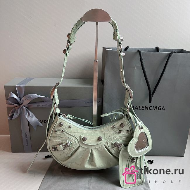 Balenciaga Le Cagole Light Green Bag - 26x16x10cm - 1