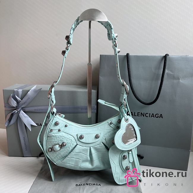 Balenciaga Le Cagole Light Blue Bag - 26x16x10cm - 1