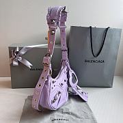 Balenciaga Le Cagole Light Violet Bag - 26x16x10cm - 5