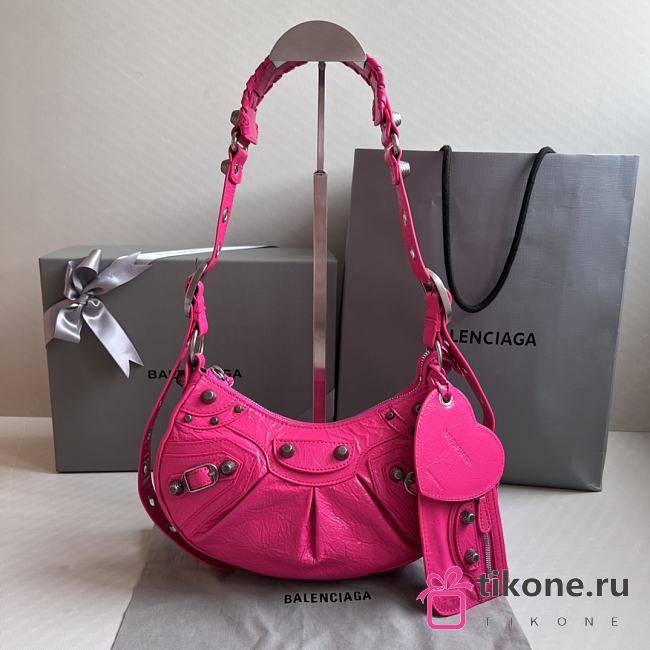 Balenciaga Le Cagole Hot Pink Bag - 26x16x10cm - 1