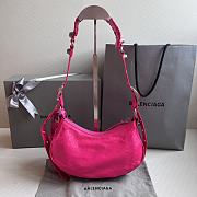 Balenciaga Le Cagole Hot Pink Bag - 26x16x10cm - 5