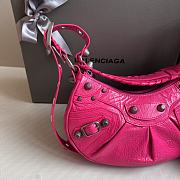 Balenciaga Le Cagole Hot Pink Bag - 26x16x10cm - 3