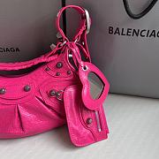 Balenciaga Le Cagole Hot Pink Bag - 26x16x10cm - 2