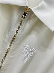 Prada White Silk Mini Dress - 3