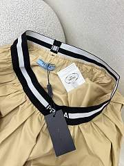 Prada Re-Nylon Beige Full Skirt - 4