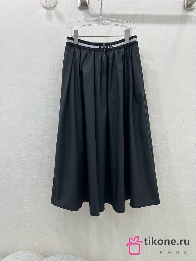 Prada Re-Nylon Black Full Skirt - 1