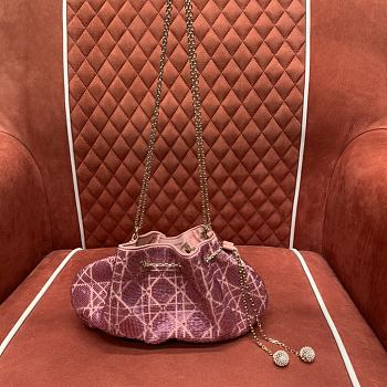 Dior Pink Dream Bag - 26x14x11cm