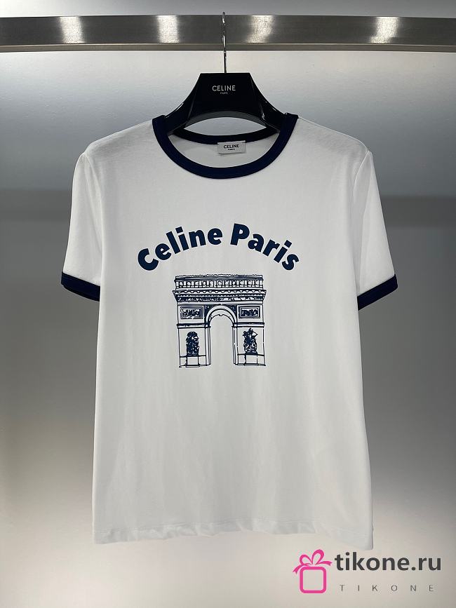 Celine White T-shirt 01 - 1