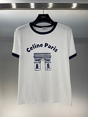 Celine White T-shirt 01 - 1