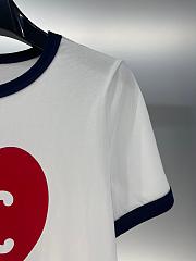 Celine Heart White T-shirt - 5