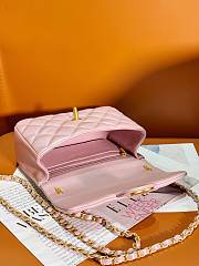 Chanel Mini Flap Bag Pink Pearl Bag - 14.5x19.5x7.5cm - 5