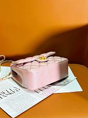 Chanel Mini Flap Bag Pink Pearl Bag - 14.5x19.5x7.5cm - 3