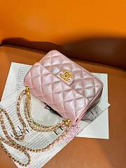 Chanel Mini Flap Bag Pink Pearl Bag - 14.5x19.5x7.5cm - 2