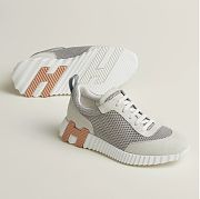 Hermes Bouncing Sneakers Gris Lurea / White  - 1