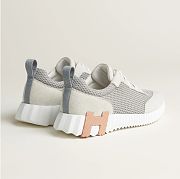 Hermes Bouncing Sneakers Gris Lurea / White  - 2