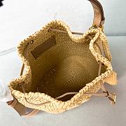 Prada Natural Raffia Bucket Bag - 20x17x12cm - 3