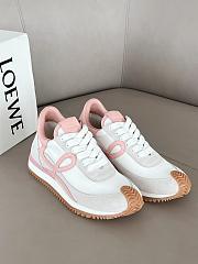 Loewe Pink/White Flow Runner Monogram - 5