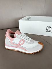 Loewe Pink/White Flow Runner Monogram - 3