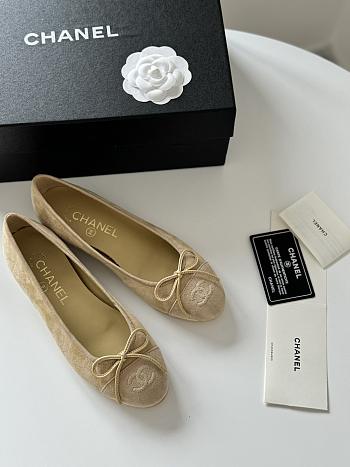 Chanel Ballerinas Suede Flat Shoes