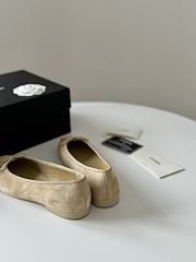 Chanel Ballerinas Suede Flat Shoes - 4