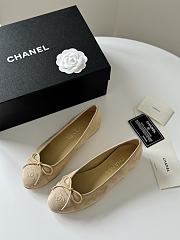 Chanel Ballerinas Suede Flat Shoes - 3