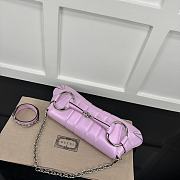 Gucci Horsebit Large Chain In Pink - 38x15x16cm - 2