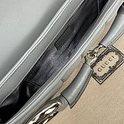 Gucci Horsebit Large Bag In Grey - 38x15x16cm - 2