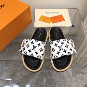 Louis Vuitton Monogram Black&White Puffer Slippers - 1