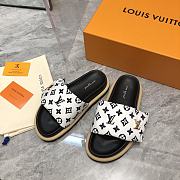 Louis Vuitton Monogram Black&White Puffer Slippers - 3