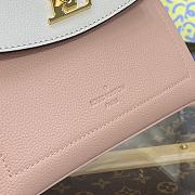 Louis Vuitton Lockme Pink & White - 23x17x10cm - 3