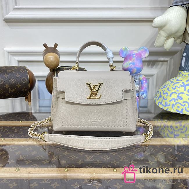 Louis Vuitton Lockme In Greige - 23x17x10cm - 1