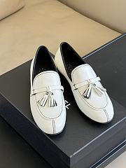 Chanel White Royal Loafers  - 5