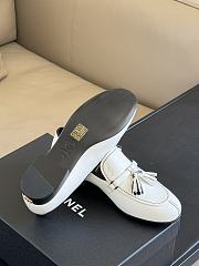 Chanel White Royal Loafers  - 2