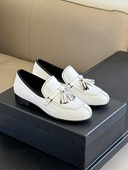 Chanel White Royal Loafers  - 3