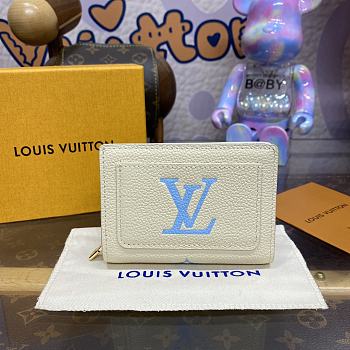 Louis Vuitton M80151 Cléa Blue Wallet - 12x9x3.5cm