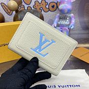 Louis Vuitton M80151 Cléa Blue Wallet - 12x9x3.5cm - 3