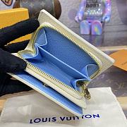 Louis Vuitton M80151 Cléa Blue Wallet - 12x9x3.5cm - 4