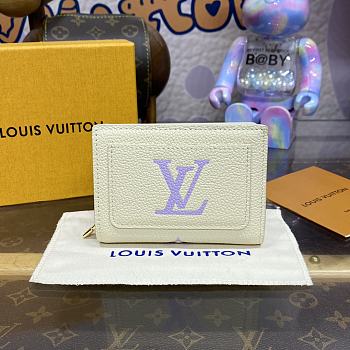 Louis Vuitton M80151 Cléa Violet Wallet - 12x9x3.5cm