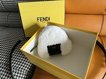 Fendi Feather Onigiri Bag - 16x6x15cm