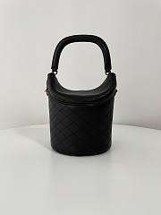 YSL Gaby Mini Black Bucket Bag - 19x17x15cm - 5