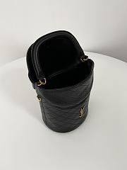 YSL Gaby Mini Black Bucket Bag - 19x17x15cm - 3