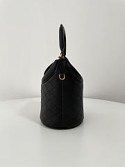 YSL Gaby Mini Black Bucket Bag - 19x17x15cm - 2