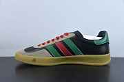 Gucci x Adidas Clover Logo Low-top Dark Colors Sneakers - 4