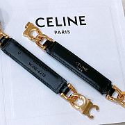 Celine Triomphe Black Taurillon Calfskin Belt - 4