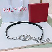 Valentino Vlogo Moon Black/Silver Belt  - 1