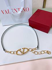 Valentino Vlogo Moon White/Gold Belt - 1