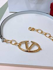 Valentino Vlogo Moon White/Gold Belt - 2