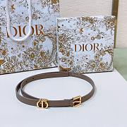 Dior Saddle Reversible Brown Belt - 1